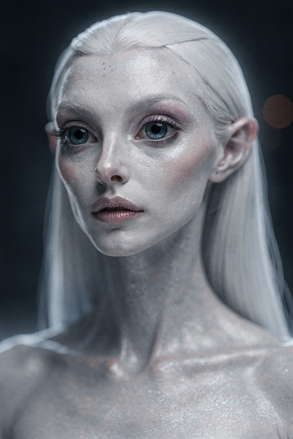 Portrait of a Tall White